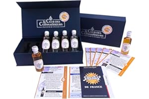 LE CLUB DES CONNAISSEURS DEGUSTATION DE SPIRITUEUX Coffret Dégustation Pastis de France 6 x 40 ml - En Solo Ou En Duo