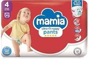 TRIZINGA Mamia Size 4 Nappy Pants 40 Pack