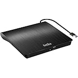 Masterizzatore Lettore DVD CD Externo Unità DVD Esterna USB 3.0 DVD-R CD-RW Portatile Ultra Slim External Disc per Laptop, De