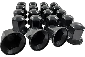 Sertplas 80 unidades x 33 mm negro Tapacubos plástico tapas de tuercas de rueda camiones camiones remolque accesorios