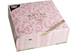 PAPSTAR 85002 Royal Collection - Juego de 50 servilletas (Pliegue 1/4, 40 x 40 cm), Color Fucsia