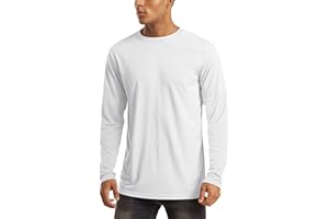 MAGCOMSEN Men's Sun UV Protection Shirts UPF 50+ Outdoor Long Sleeve Casual Lightweight T-shirt