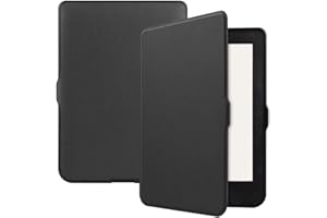 Kepuch Custer Cover per Kobo Nia 2020,PU-Pelle Case Custodia per Kobo Nia 2020 - Nero