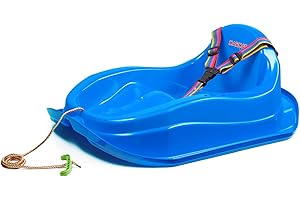 ‎TYMAR Tymar Schlitten Baby ab 1 Jahr, babyschlitten, Kinder Schlitten mit Sicherheitsgurt