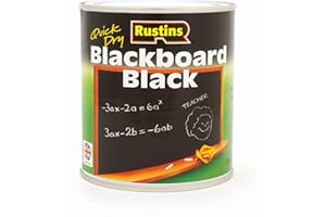 RUSTINS Blackboard Black Paint 1L