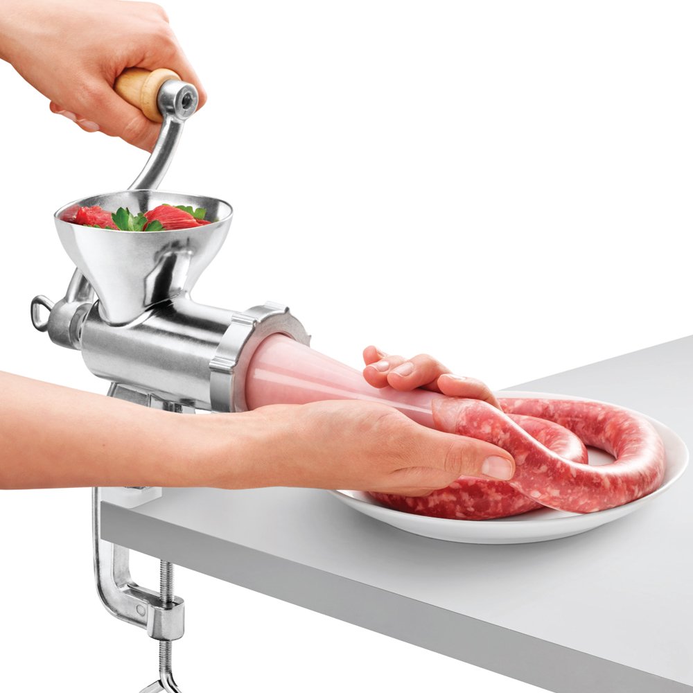 Metaltex-Jack-Fleischwolf-Alu-Gre-5-Aluguss-Silber-135-x-95-x-24-cm-4-Einheiten