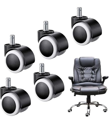 Dolly Wheels Maktune Heavy Duty Office Chair Caster Wheels Set