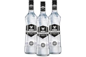 ‎FREIXENET Wodka Gorbatschow 50 Prozent vol. (3 x 0,7 l) Premium Vodka - charakteristisch mild und klar, mit höherem Alkoholgehalt für ein noch intensiveres Geschmackserlebnis