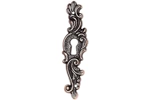 cyclingcolors Bocchetta rosette chiave per mobili in zama finitura bronzo ottone antichizzata armadi mobili 22 x 85 mm