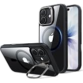 ESR iPhone 17 Kılıf Esnek Manyetik Stand, Siyah Şeffaf | Kamera Kontrol&uuml;, Sararma &Ouml;nleyici, D&uuml;şme Koruması 3X Askeri, Manyeti
