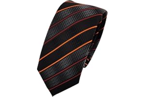 TigerTie Cravate fine pour enfant unie ou à motifs - Cravate garçon à nouer soi-même