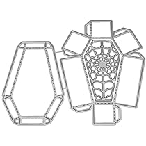 3D Sarg Box Stanzschablonen - Halloween DIY Schablonen Für Karten & Scrapbooking