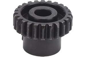 MOUMOUTEN Pignone da 6 mm, S4304-0006-0024 Diametro del foro in acciaio Parti Parti del robot industriale Modulo 0.8 Pignone per la sostituzione delle parti del robot industriale