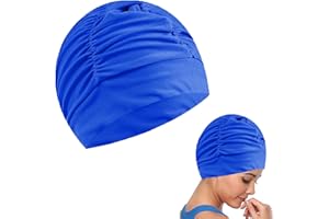 KARELLS Czepek pływacki, miękki czepek kąpielowy, dla kobiet i mężczyzn, czepek pływacki