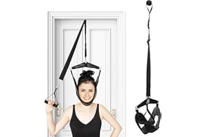 AGATIGE Sitivo di trazione cervicale, correttore posturale professionale sopra la dispositivo portatile di rilievo barella collo per terapia fisica barella schiena dolore al collo artrite rigonfiamento del