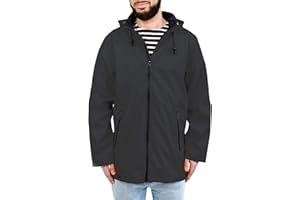 Breizh Ocean, Ciré homme Sarzeau, Coutures et zip étanches, waterproof, Doublure rayée de style marinière. du XS au 4XL