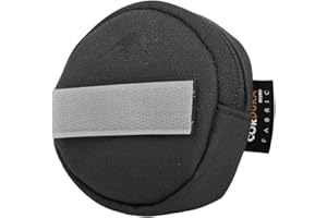 Tasmanian Tiger TT Tac Pouch Round VL Pochette ronde pour sac à dos - Inscriptible - Fermeture Velcro à l’arrière - 8 x 8 x 2 cm