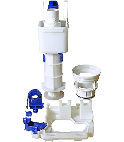 4 Tiges De Poussée Pour Chasse D'eau Twinline – Pièce De Rechange 240.074.00.1, Blanc, Remplacement Facile Pour WC - 3