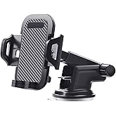 Adjustable In-Car Phone Holder for Extending Glass and Torpedo with KingMa Suction Cup