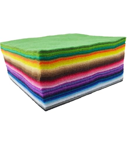 Jtnohx Tessuto Feltro Rigido Colore, 2 mm Fogli di Feltro per L'artigianato, 8 Pezzi 20x30 cm Tessuto Quadrato per Progetti Cucito(Verde Jtnohx Tessuto Feltro Rigido Colore, 2 mm Fogli di Feltro per L'artigianato, 8 Pezzi 20x30 cm Tessuto Quadrato per Progetti Cucito(Verde