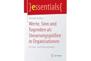 Werte, Sinn und Tugenden als Steuerungsgrößen in Organisationen: Für Fach- und Führungskräfte (essentials)