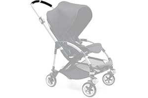 PROTEC TIF | Housses en Similicuir compatible avec guidon de Bugaboo BEE 1, 2, 3 et + | S’Ajustent sur le Caoutchouc d’Origine |