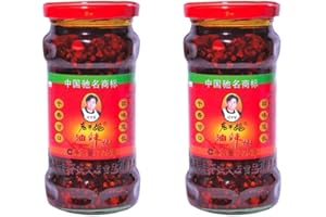 LAO GAN MA Laoganma Maní en aceite de chile – grande 275 g (paquete de 2)