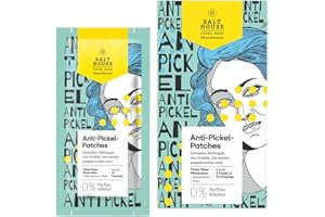 Salthouse Natural Minerals Anti-Pickel-Patches, trocknet Pickel aus und reduziert Rötungen, mit Salizylsäure, 30 Stück