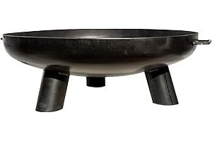 Czaja Feuerschalen® Feuerschale Coburg Ø 70 cm - Feuerschalen für den Garten, Terrasse und Balkon ohne Wasserablaufbohrung, Feuertonne und Feuerkorb, große Feuerstelle für den Garten