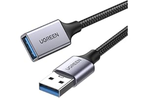 ‎UGREEN UGREEN USB 3.0 Verlängerungskabel 5Gbps USB 3.0 A Datenkabel Nylon und Aluminium Etui geflochten. (1M)
