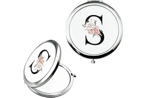 JEKUGOT Compact Mirror, Small Pocket Mirror, Make up Mirrors for Bride To Be Gifts, Personalized Gifts for Girls Women Mother(S)