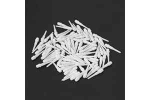 VWPEYY lyqdxd 100pcs 2BA Durable Nylon Electronic Darts Board Soft Tip Dart Replacement Accessories