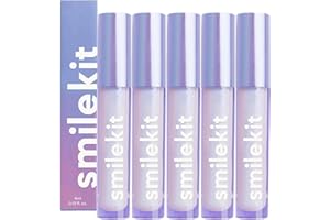 VOKKRV Tooth Gloss | Whiter Teeth | Instant Gloss Results | Hismile | Zahnbleachings | Teeth Whitening Pen | Teeth Gloss | Teeth Pen | Tooth Pen 4ml (5 Stk)