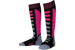 Barrageon Unisexe Chaussettes de Ski Adult/Enfant Thermique Chaude pour Ski, Randonnée, Cyclisme, Chaussette de Sport d'Hiver Contrôle de l'Humidité Anti-Odeur Anti-Bactérienne