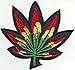 Produktbild Cannabisblatt Aufnäher Bügelbild