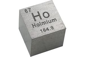 TIHONORI 10 mm Würfel aus reinem Metallelement – Periodensystem-Probenwürfel,Holmium