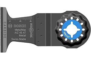 Bosch Accessories 2609256F09 Lame plongeante Métal Max AIZ 45 AT accessoires Starlock, Noir