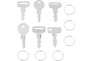 Briny River Lot de 6 clés pour voiturette de golf compatibles avec EZGO compatible avec Yamaha PTV 10+ 7063-G1, JU6-H2511-10, ELI80-0287
