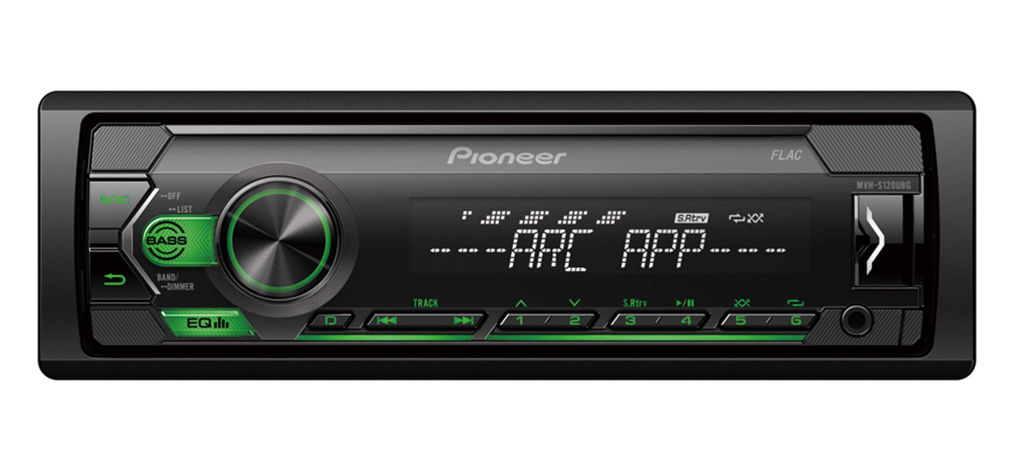 Pioneer-MVH-S120UBG-Autoradio-Iluminacin-en-Verde
