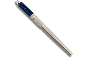 GENERICO Manico Porta Lama per Sgorbia in Alluminio con Chiusura a Vite – Compatibile con Lame Best Blade e Universali – Manico Porta Lame Sgorbia Professionale per Pedicure, Rimozione Calli e Cura Piedi