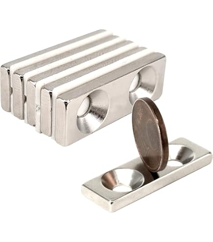 Neodym Magnete Mit Loch Bohrung Senkung Magnet Quader Quadermagnet Extra Stark E - Foto 4
