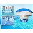 WEYSH Pool Chemical Dispenser 8", Floating Chlorine Tablets Dispenser for Outdoor Indoor Swimming Pools Spas Hot Tubs Fish Ponds