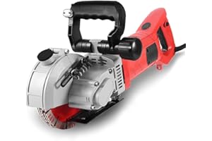 SUSEMSE Wall Chaser 4800W Wall Grooving Machine Channels Cutter, Concrete Slotting Machine for Cutting Slotting Marble Concrete Grooves 5000r/min