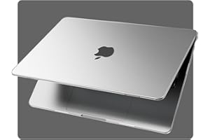 EooCoo Coque Ultra-Mince Compatible avec MacBook Air 13 M2 M3 13,6 Pouces 2024 2022 A2681 A3113 [Identique au Mac Nu] Anti-Rayures, Housse, Étui Rigide - Mat Translucide