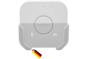 MECHONIX Väggfäste för Philips Hue Bridge & Hue Bridge Pro, enkel installation och säker hållning, robust plasthållare, väggm