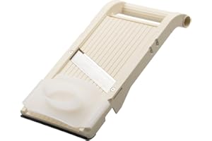 Benriner Mandoline BPA Jumbo Slicer avec lame japonaise fabriquée à la main en acier inoxydable 13 x 6,5 cm