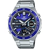 Casio EFV-C110D-2AVDF Kol Saati, Edifice, Analog/Digital, Gri-Lacivert, Erkek