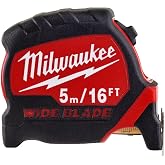 Milwaukee Premium Geniş Bı&ccedil;ak Mezura 5m/16ft (Genişlik 33mm), (4932471817)