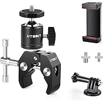 Tête De Balle - Trépied Pour Smartphone, Tête De Balle Ajustable, Support Pour Microphone