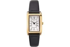 Sekonda Classic Ladies Quartz Watch with White Dial Analogue Display and Black Strap